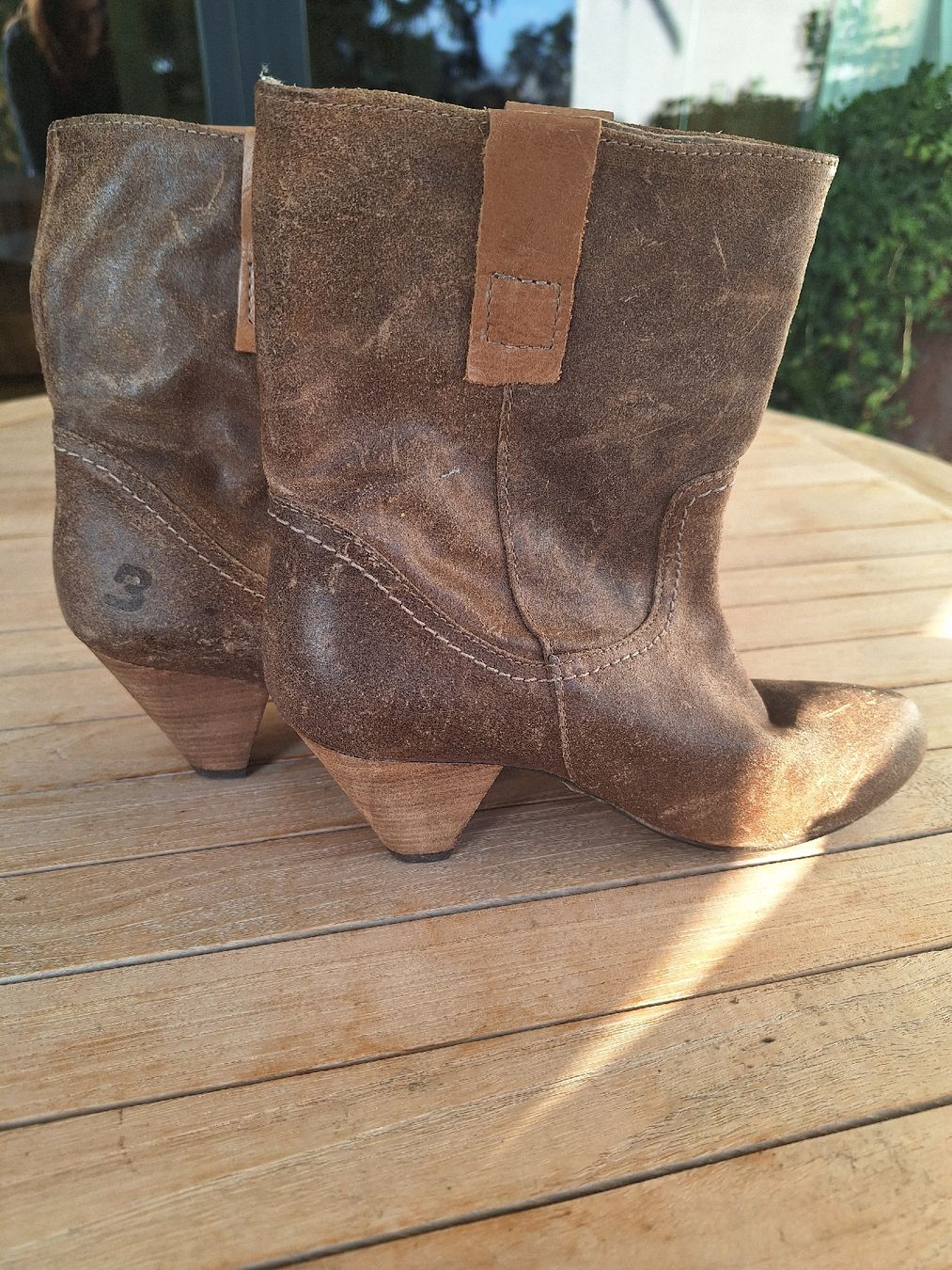 Walder Scarpe da donna: Wild Lederstiefeletten – Nuovo (secondo la descrizione) da Bassersdorf venduto da Makeje58 1