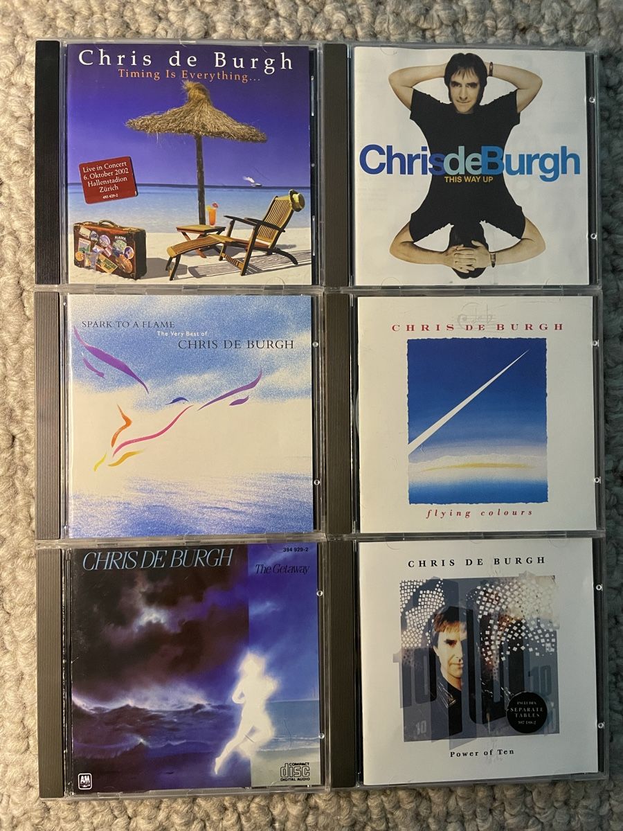 CD: 6x Chris De Burgh – Usato da Reinach AG venduto da trigger7811