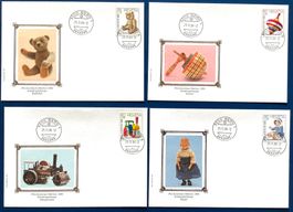 1986 - FDC ( Philswiss ) Pro Juventute / Kinderspielzeuge