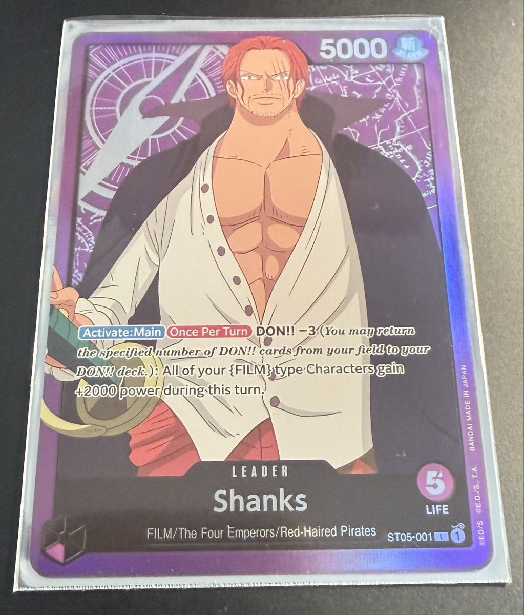 Bandai Carte collezionabili: Shanks ST05-001 - leader  – Nuovo (secondo la descrizione) da Châtillon JU venduto da Kev10
