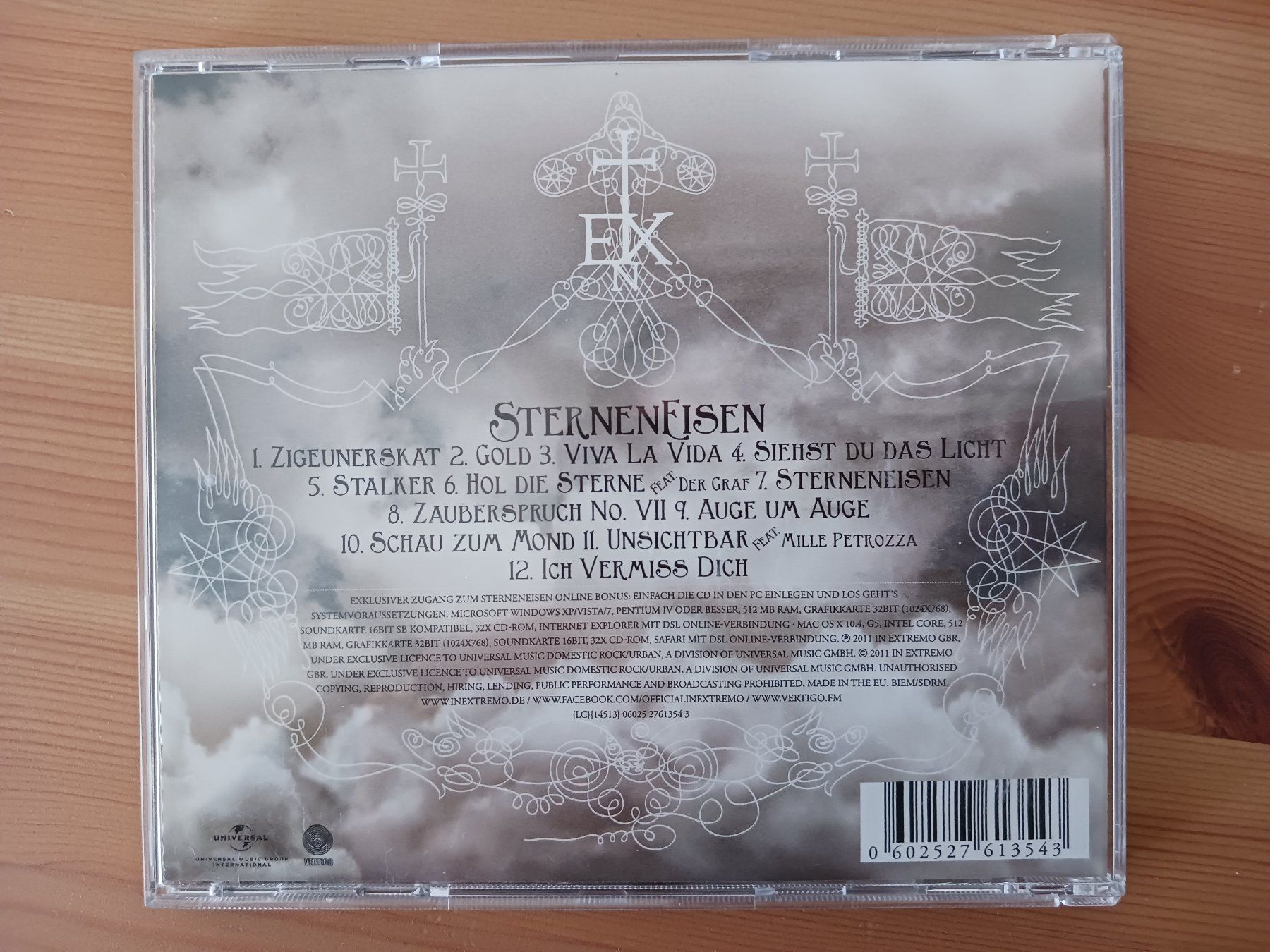 CD: In Extremo - Sterneneisen, CD 2011 – Usato da St. Gallen venduto da KCC 1