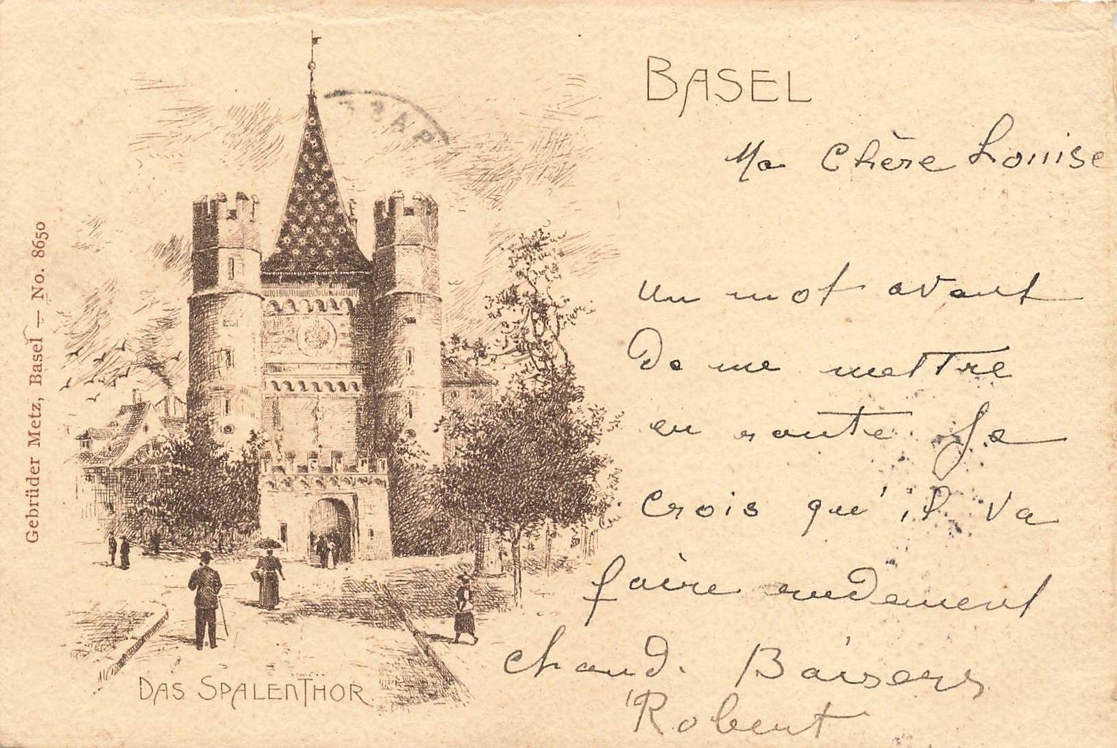Ansichtskarten: Basel – Gebraucht aus Biasca von Blenio71