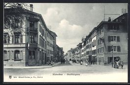 Winterthur, Strassenblick in die Obertho