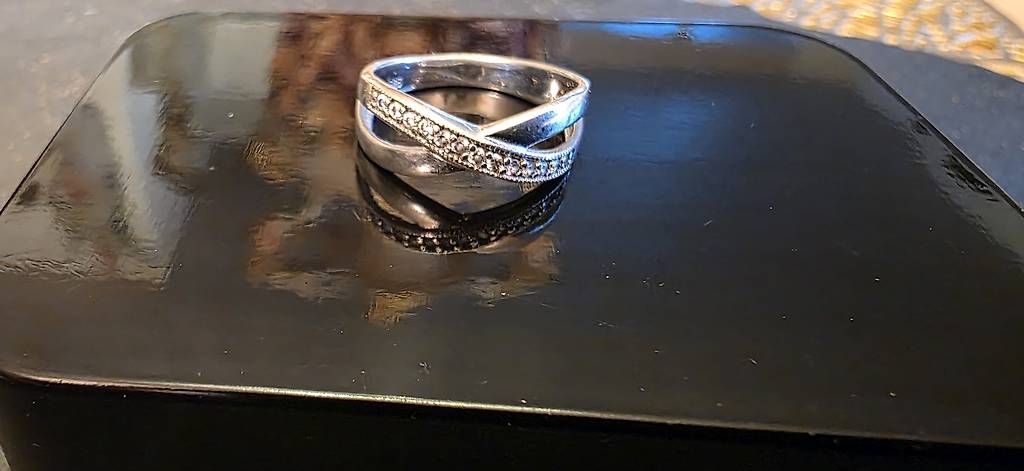 Anelli: Zirkonia, Silber 925, Fingerring – Usato da Kaufdorf venduto da Nati-Nati 1