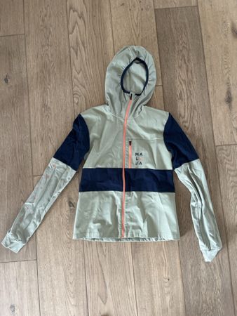 Maloja Kapuzenjacke grün dunkelblau kids Grösse XL