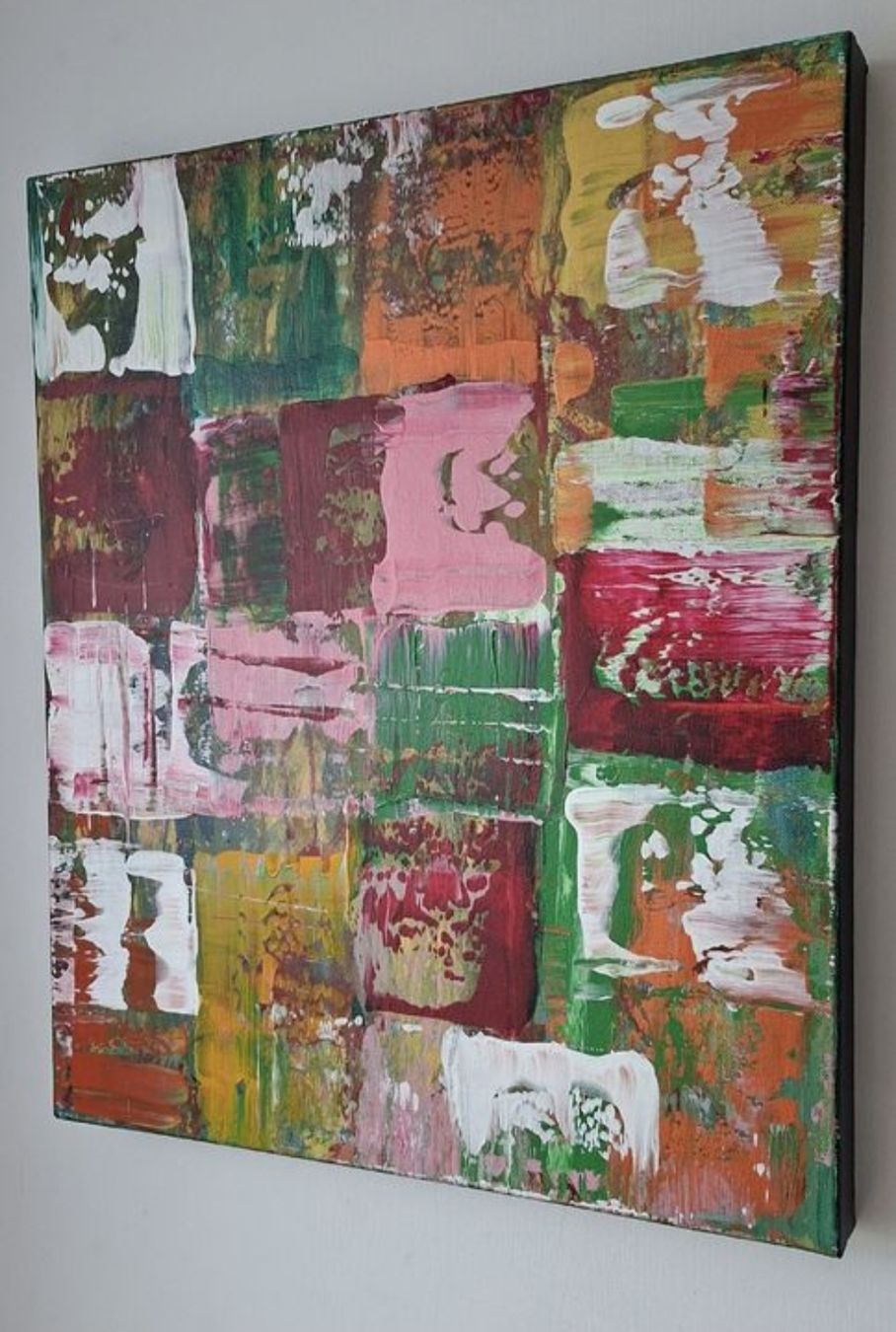 Gemälde: Gemälde Farbenfroh handmade 50×60×4 – Neu (gemäss Beschreibung) aus Riehen von Steinbock1970 1