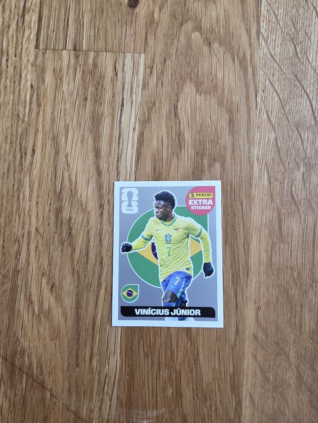 Panini Sammelbilder & Trading cards: VINÍCIUS JÚNIOR Extra Sticker Silber – Neu und originalverpackt aus Igis von Momo4x4