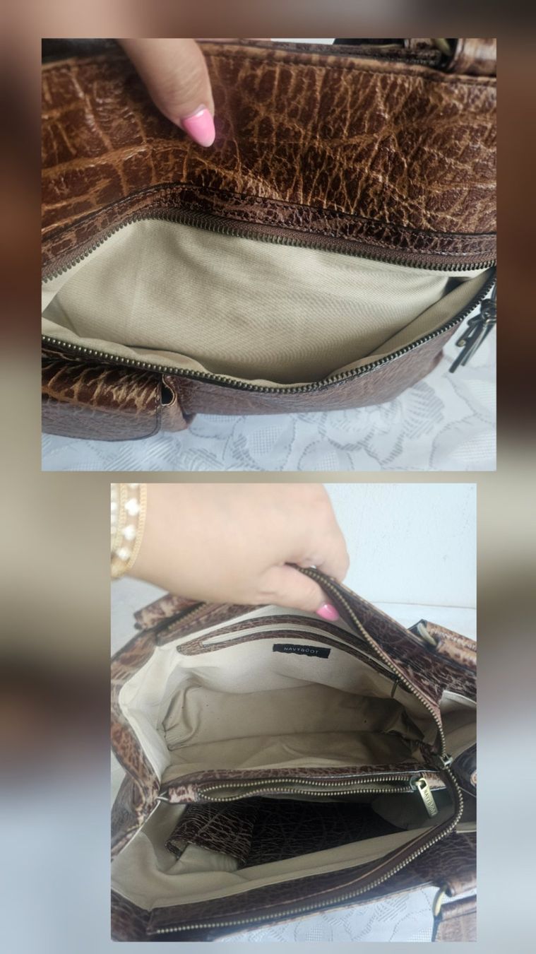 Navyboot Borse da donna: *NAVYBOOT * Original Leder Damen Handtasche – Usato da Bronschhofen venduto da Xena37 9