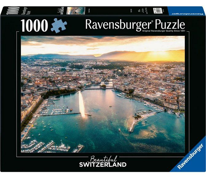 Ravensburger Puzzle: Ravensburger 1000 Teile Puzzle Sunset in Geneva – Nuovo e nell'imballaggio originale da Oensingen venduto da Liquidations-Shop