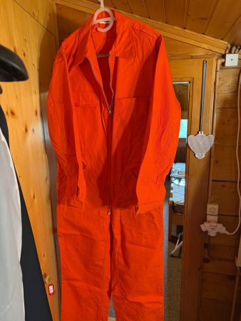 Overall orange- Marke Marsum - Baumwolle verstärkt Grösse 50