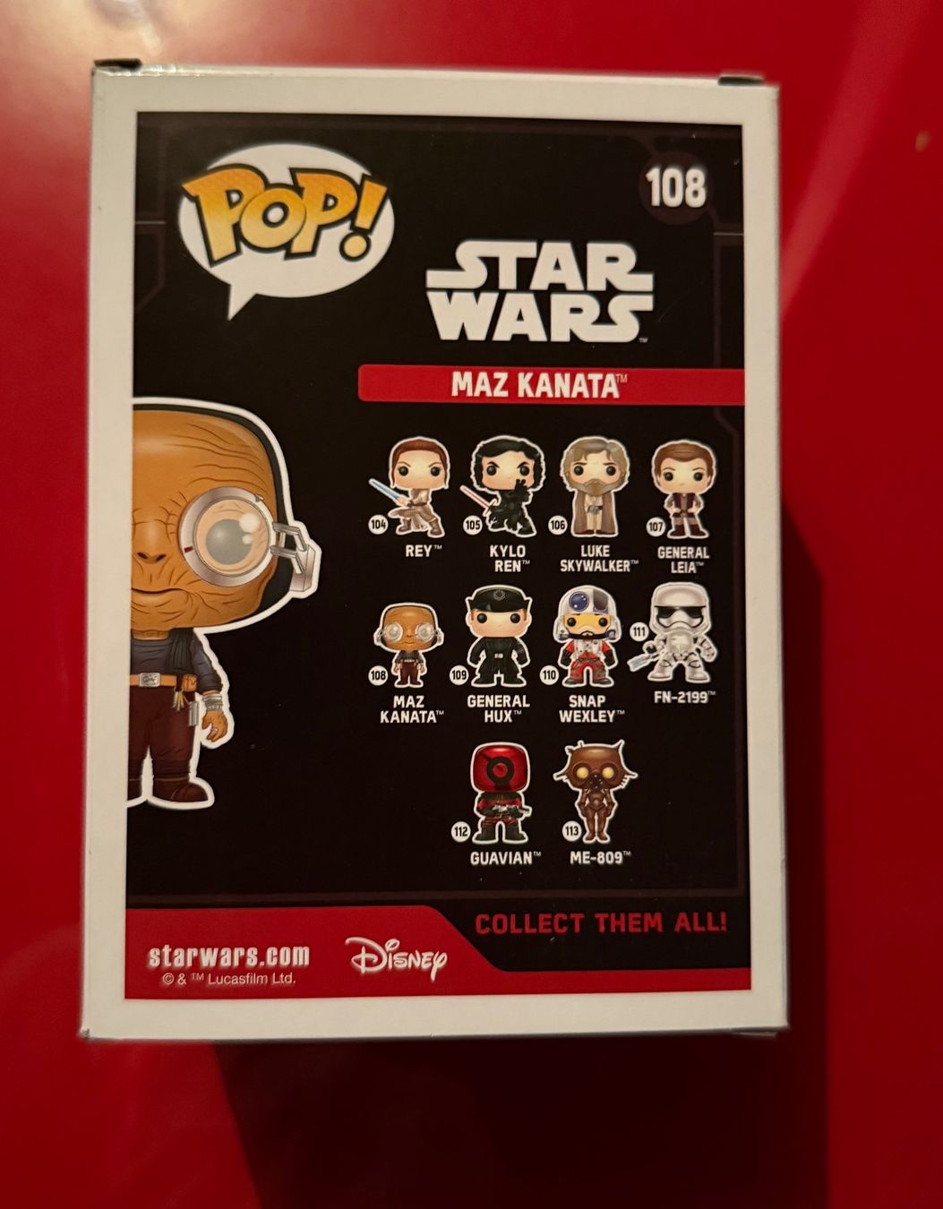 Funko Figuren: Funko Pop! Star Wars - Maz Kanata – Neu und originalverpackt aus Moudon von CollectorGeek 2