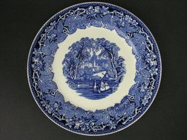 Seltener Speiseteller ø25 cm * VISTA BLUE * MASONS - England