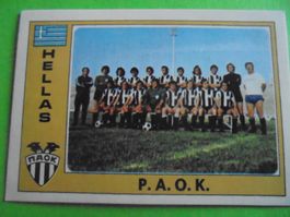 Euro Football 1976 " P.A.O.K  , Grèce " 111, excellent état