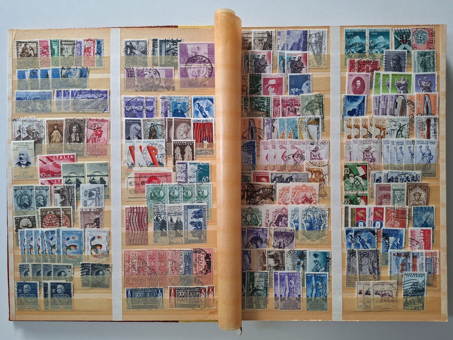 Alle Briefmarken: ITALIA - 16 Seiten Album – Gebraucht aus Sonvico von deca66 1