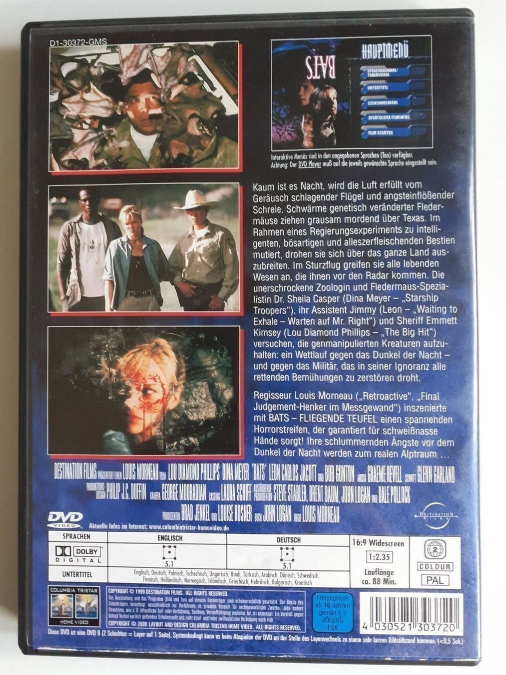 Alle DVDs: Bats - Fliegende Teufel                               ©'1999 – Gebraucht aus St. Gallen von elk2020 2