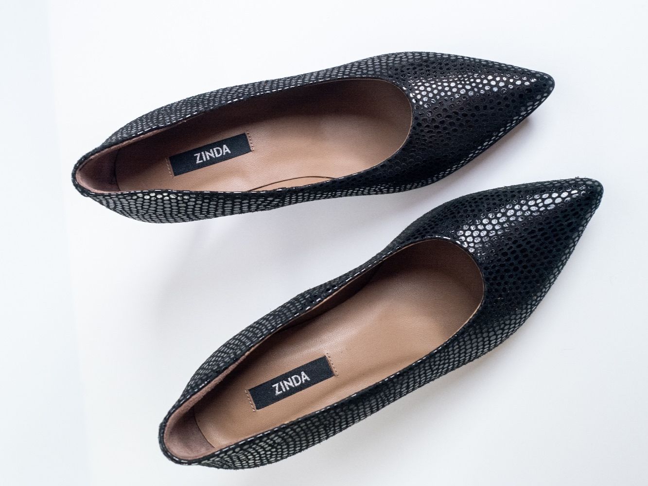 Scarpe da donna: ZINDA schwarz elegant Schuhe spitz 36 Echtleder – Nuovo (secondo la descrizione) da Celerina venduto da KXZ 2
