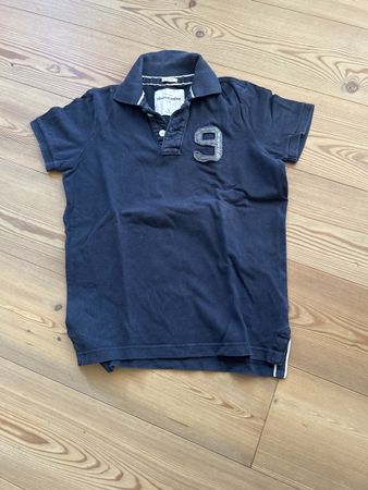 Cooles Poloshirt Grösse L, Dunkelblau, Vintage Style