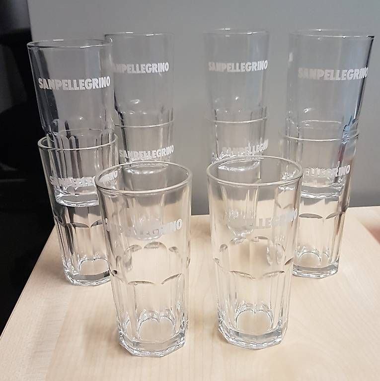 Bicchieri: 10 SANPELLEGRINO Gläser – Usato da Villnachern venduto da OnkelTom007