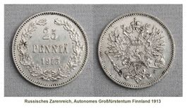 Russland, Autonomes Großfürstentum Finnland 1913. Lot 1