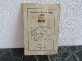 Topografische Karte der Schweiz 1:100 000, Bern,1949 (Nr.01)