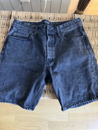 Schwarze Jeansshorts Grösse M Sommer Relaxed Fit von Jack & 