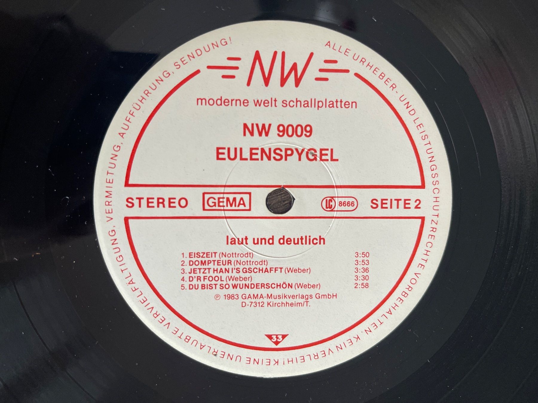 Dischi in vinile: S93/Schallplatte Eulenspygel – Usato da Frutigen venduto da Philippe_jsp 2