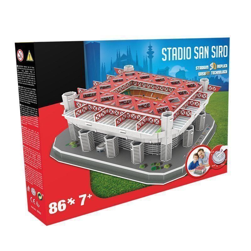 Puzzle: Milan & Inter San Siro Stadion 3D Puzzle – Nuovo e nell'imballaggio originale da Wil SG venduto da Football-Legends 1