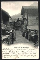 AK Salvan, Rue des Millionaires, 1902