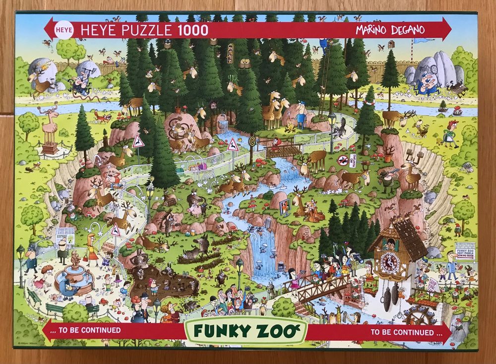 Puzzle Edition Funky Zoo - Nile Habitat - 1000 pièces -Heye-29693