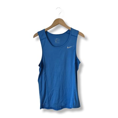 Débardeur Nike Dri-Fit bleu pour homme taille S