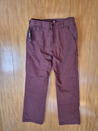 Dickies Carpenter Hose rot Grösse 34/34 neu