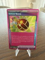 Pokemon Deluxe Bomb - Seltene Trainerkarte - Top Zustand!