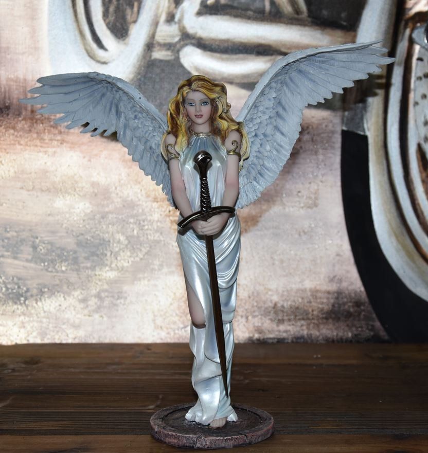 Statuette: Engel Azrael mit Brieföffner – Nuovo e nell'imballaggio originale da Menziken venduto da _Goldis_ 1