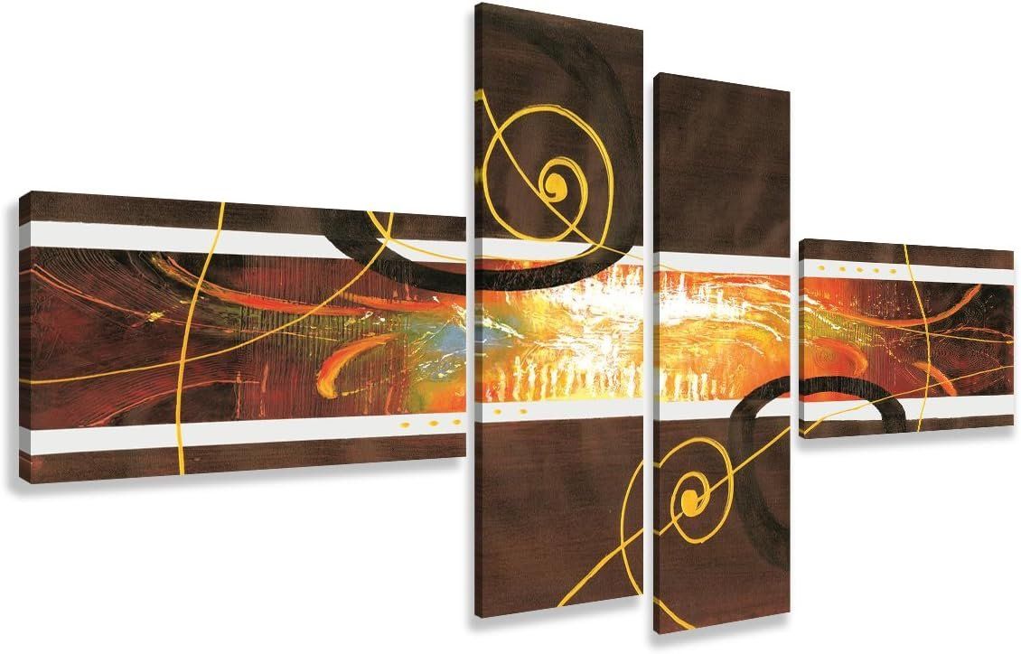 Foto & Immagini: 4-teiliges Leinwandbild - Abstrakt - 195x80cm – Nuovo e nell'imballaggio originale da Turgi venduto da renoirmorgana