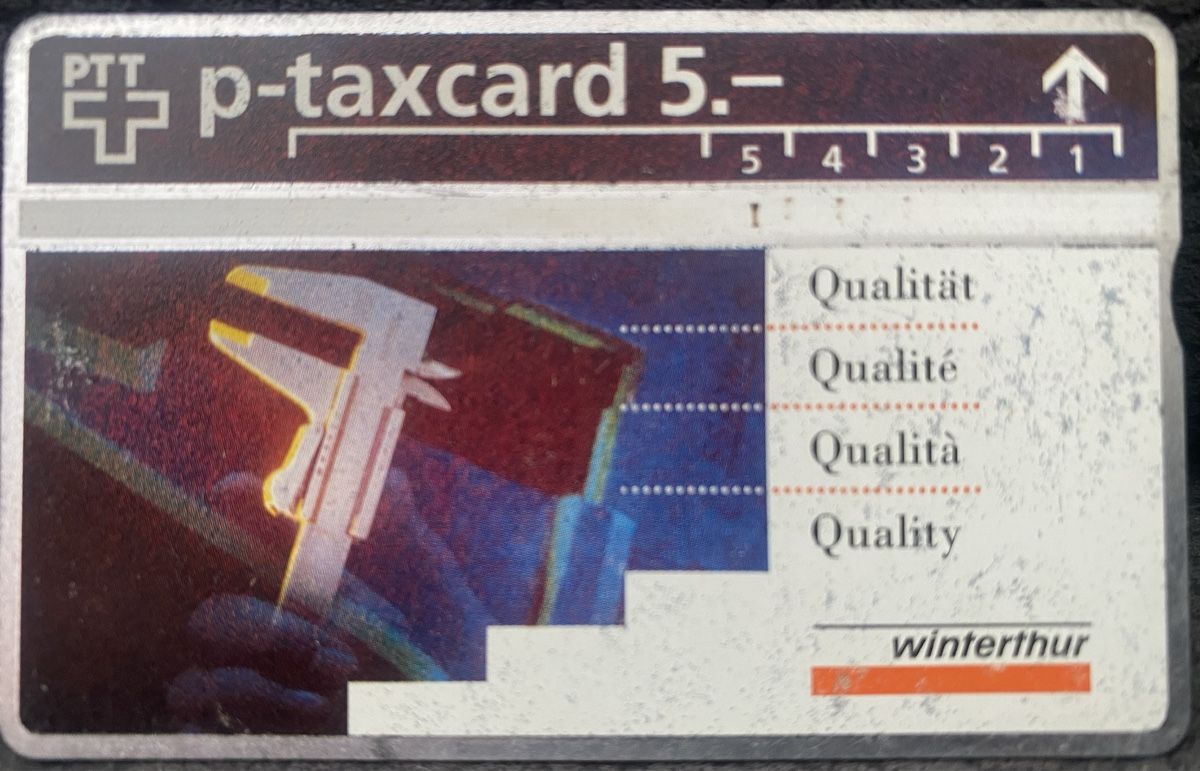 Schede telefoniche: P-taxcard – Usato da Lausanne venduto da babacard10