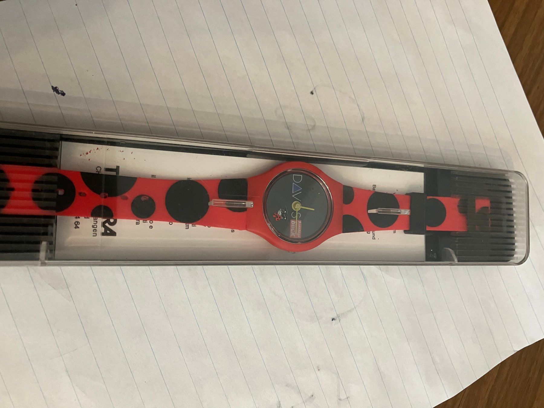 Uhren: SonntagsBlick Davos Armbanduhr LL-Plausch – Neu und originalverpackt aus Schöftland von Las-vegas 2