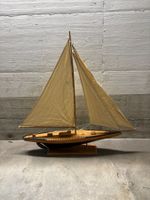 Grosses Schiffsmodell Klassiker, Holz, Vintage, Englisch?