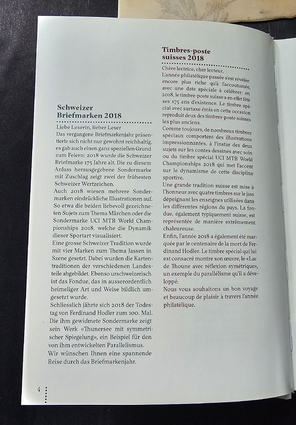 Alle Briefmarken: Schweizer Briefmarken Jahrbuch 2018 - Komplett! Inkl. Folder – Neu (gemäss Beschreibung) aus Wangen b. Olten von ErikaK06 1