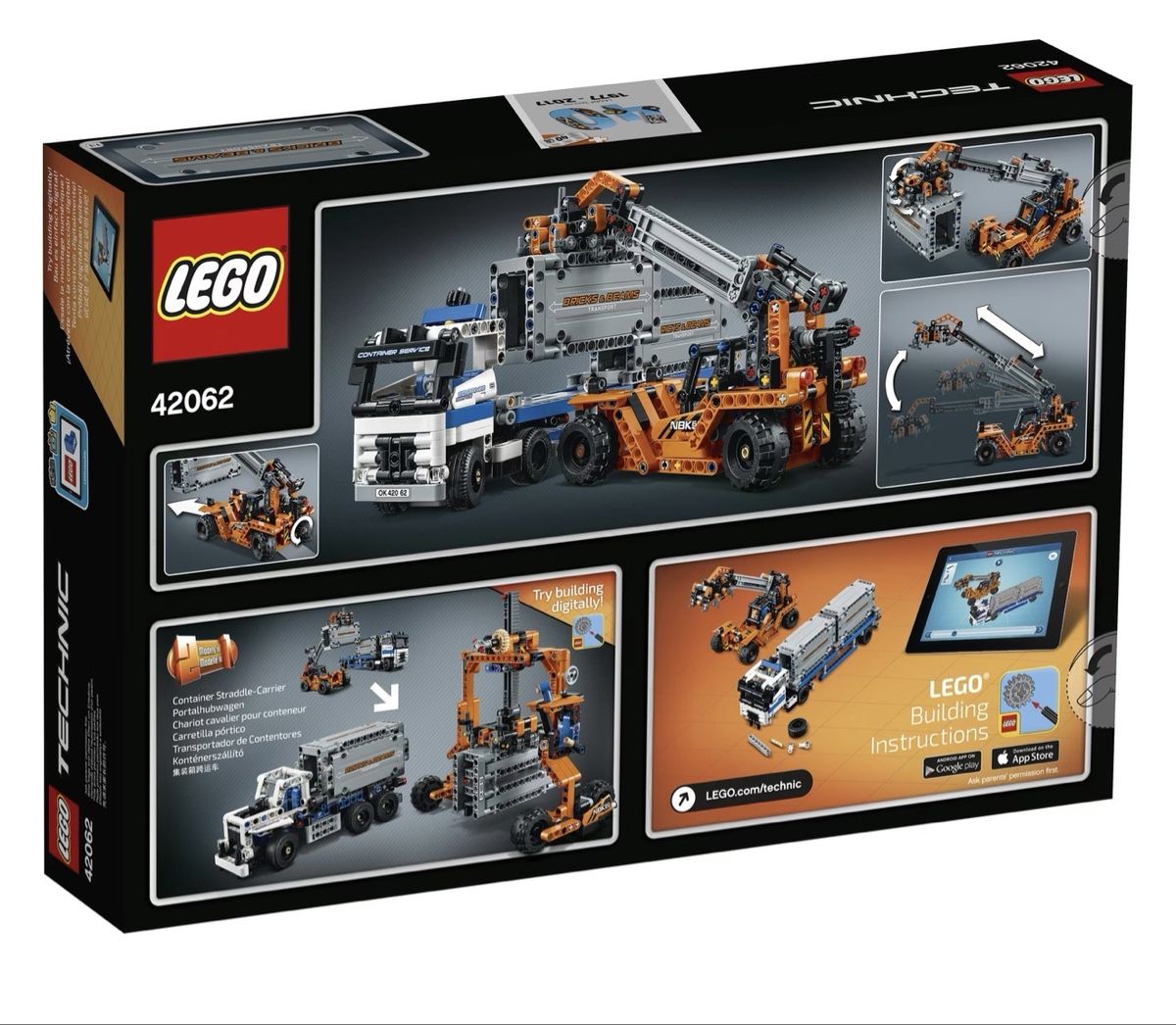 Lego Kit di costruzioni: LEGO Technic 42062: Transport de conteneurs – Nuovo (secondo la descrizione) da Remaufens venduto da Carl_DS 1