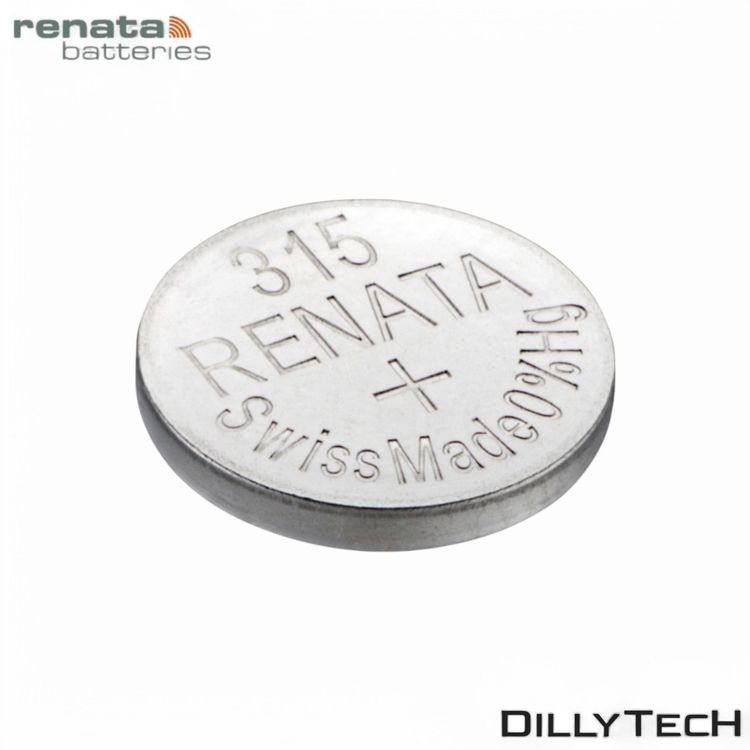 Caricatori & Batterie: Renata 315 Box, SR716SW Knopfzellenbatterie - 1 Stk. – Nuovo e nell'imballaggio originale da Erlenbach ZH venduto da dillytech.ch 1