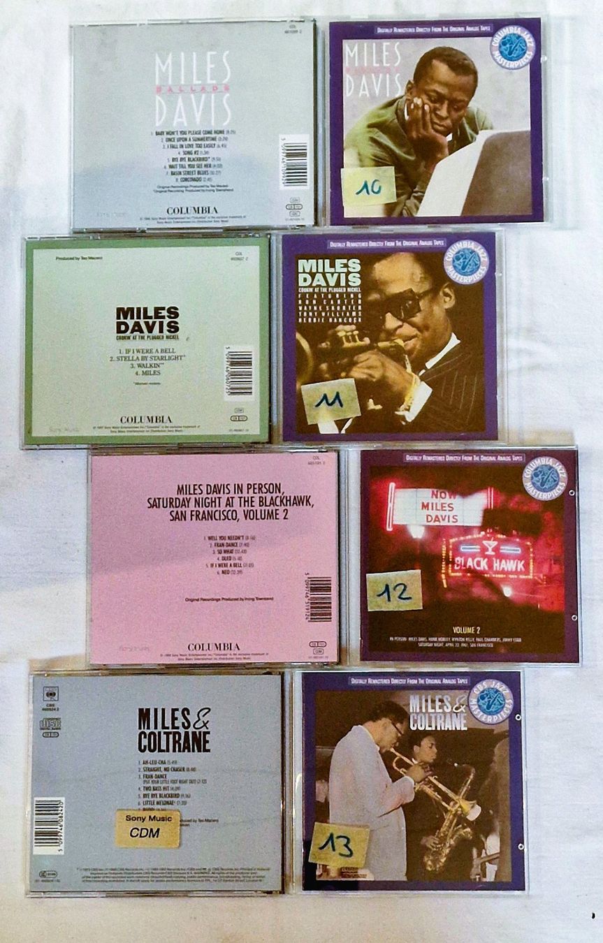CDs: Miles Davis 13 CD Sammlung, auch einzeln möglich – D'occasion à Uitikon Waldegg par Smeragol 3
