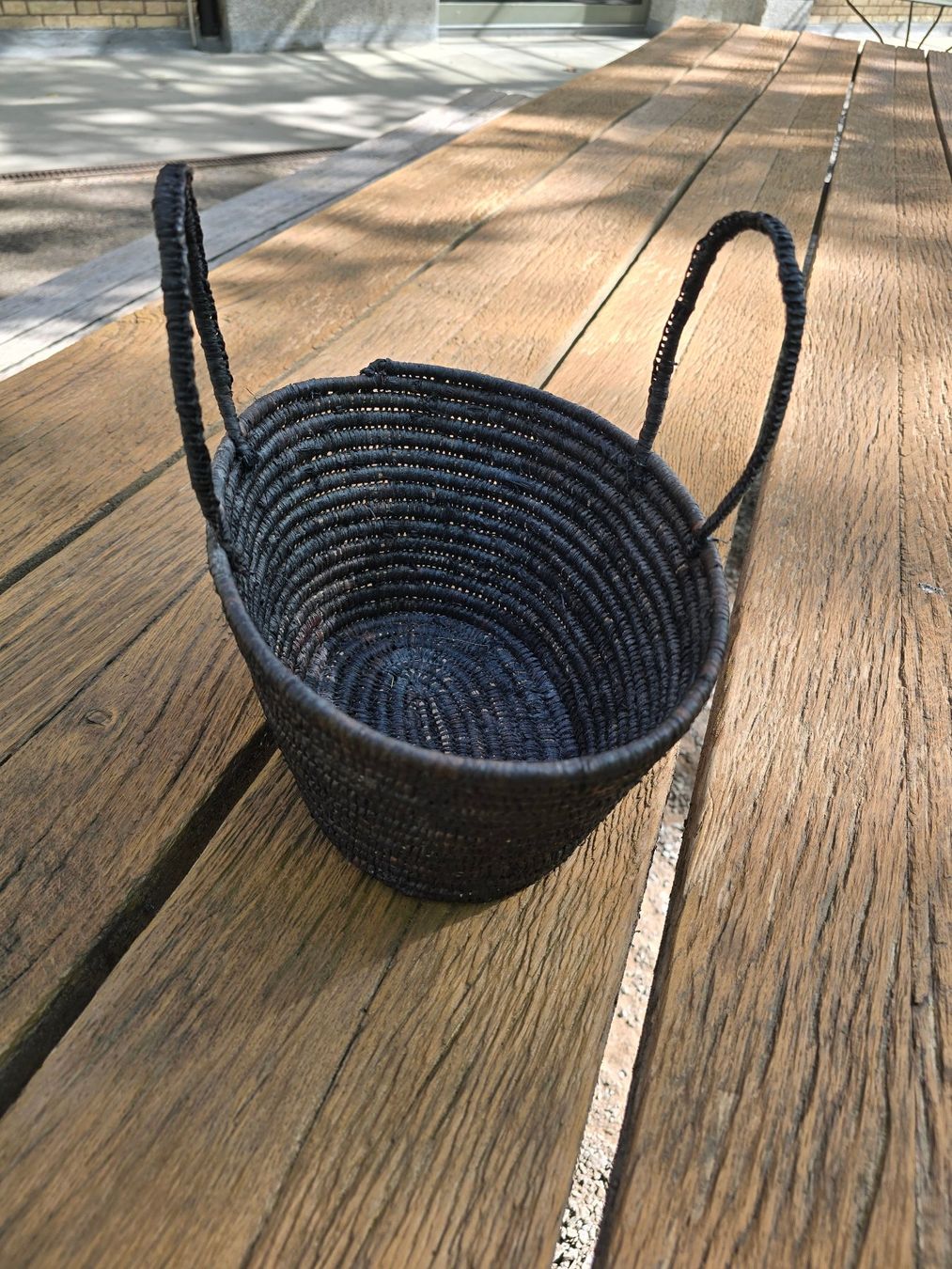 Autres articles pour la maison: Korb: Raffia (Bast) schwarz aus Marokko-Prototyp – Neuf (Voir description) à Romanshorn par Rachacha 3