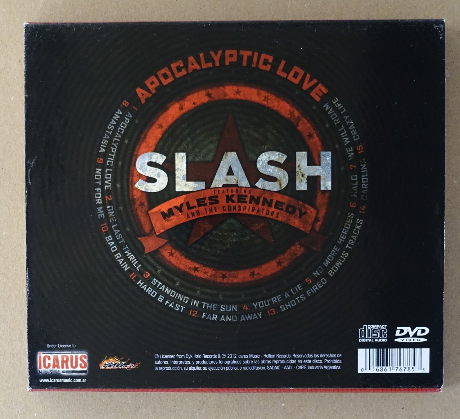 Slash (Guns N' Roses) – Apocalyptic Love (CD + DVD) - D14 (Gebraucht ...