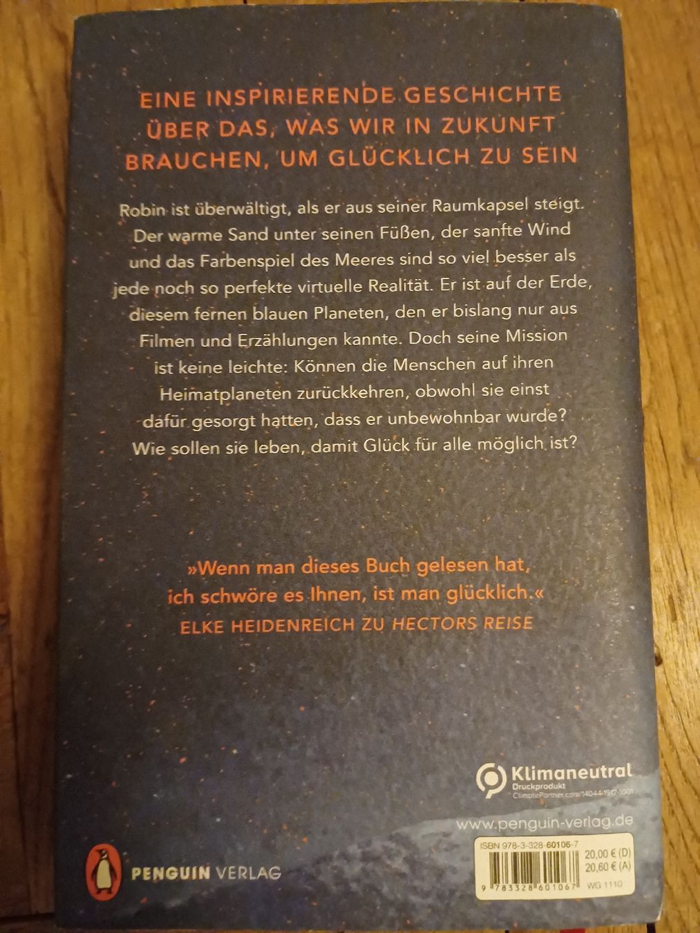 Libri: Francois Lelord: Es war einmal ein blauer Planet   gebunden – Nuovo (secondo la descrizione) da Bern venduto da rikivip 1