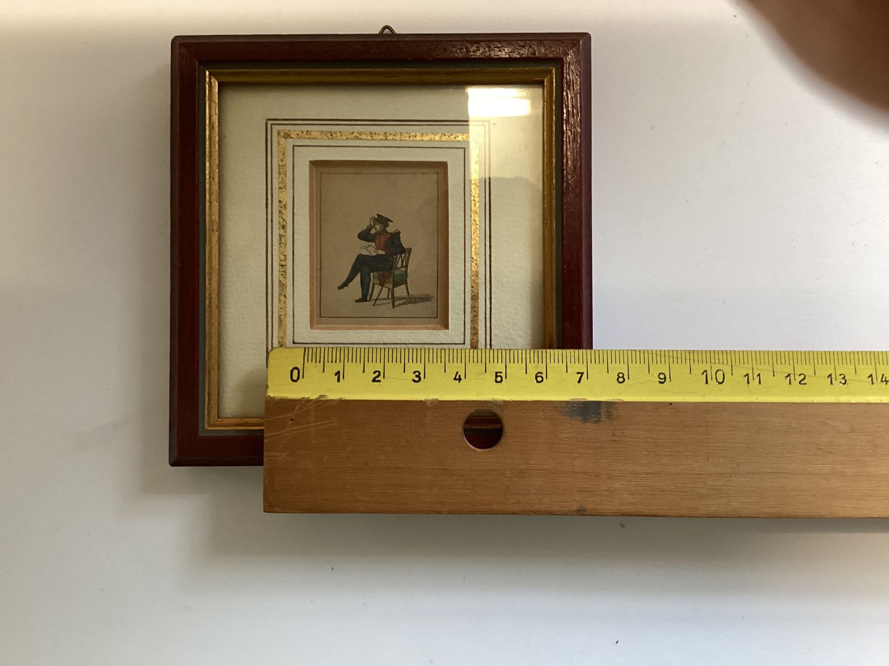 Grafica & Litografie: Altes Miniaturen Bild , altkolorierte Lithographie – Usato da Eglisau venduto da mar_5rn2 3