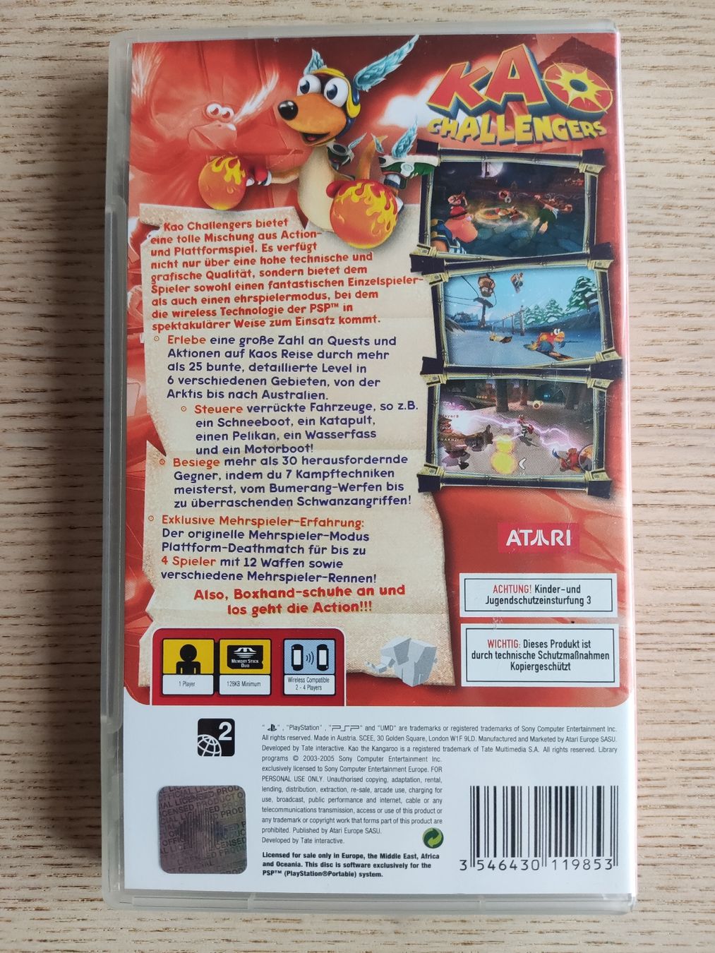 Atari Giochi: Kao Challengers (PSP) – Usato da Schaffhausen venduto da philscardstore 1