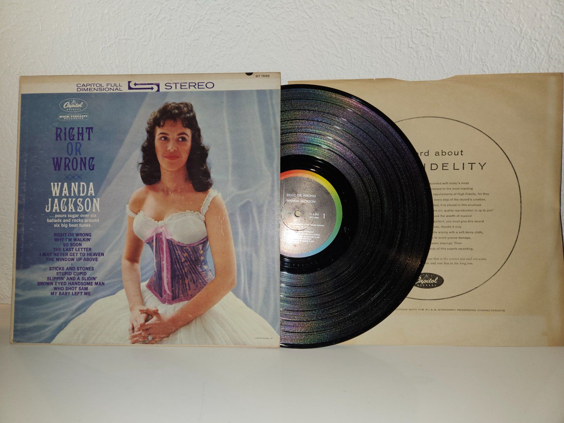 Dischi in vinile: Rockabilly Wanda Jackson original US LP 1961 – Usato da Gunzwil venduto da Charro03
