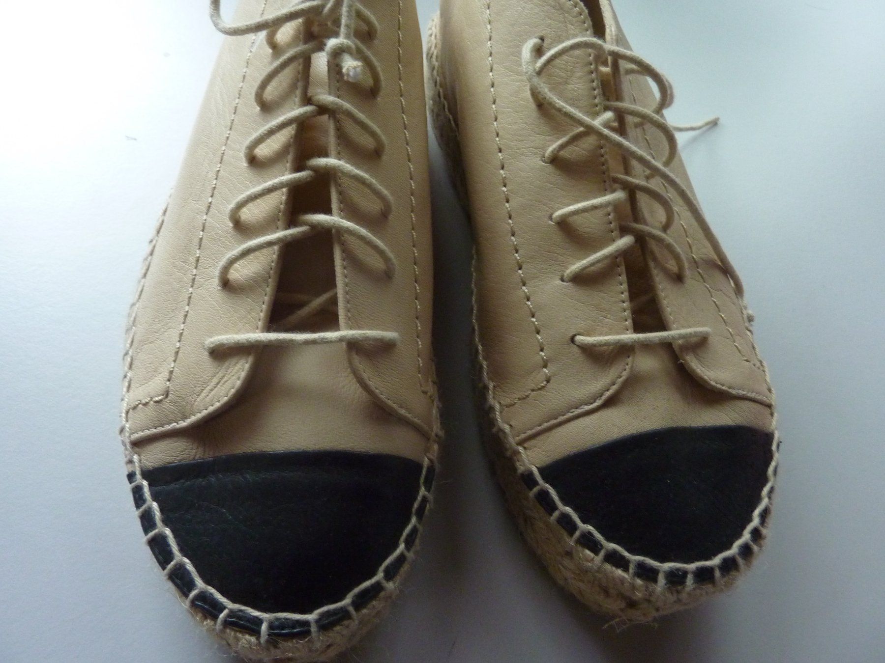 Scarpe da donna: Beige Leder Espadrilles  37 Cosmoparis – Nuovo (secondo la descrizione) da Waldstatt venduto da Kananaskis1 2