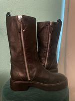 Copenhagen Stiefel, hochwertiges echt Leder schwarz, Gr. 40