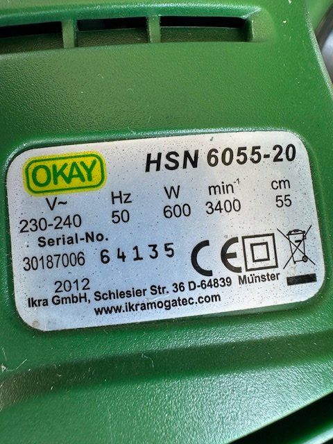Alle Maschinen: HECKENSCHERE ELEKTRO OKAY – Gebraucht aus Flamatt von Eduardgianni 4